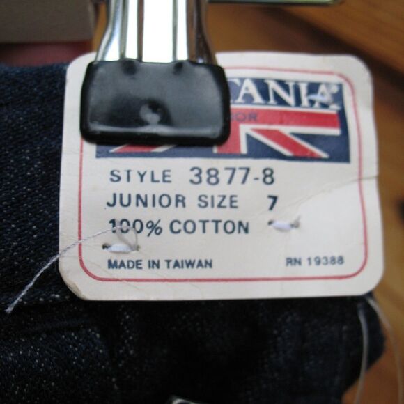 NWT Vintage 80's High Rise Tapered Leg Jea… - Picture 6 of 7